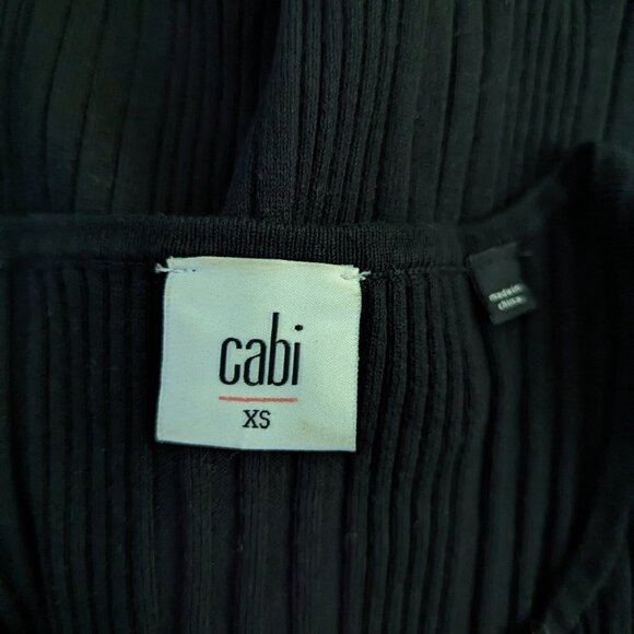 CAbi Black Ruffle Party Cardigan Sweater XS Style 5287 - Picture 4 of 6